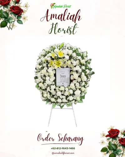 Krans Bunga Duka Cita di Pandanarum
