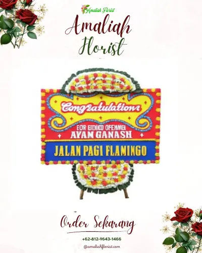 Bunga Papan Congratulation di Pandanarum